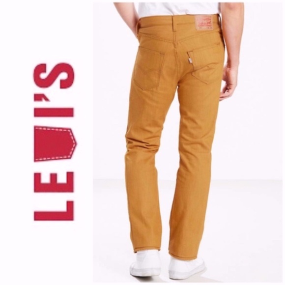 levis yellow jeans